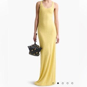 Altuzarra Gwendi Silk-Blend Jersey Maxi Slip Dress NWT